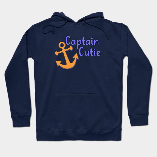 Captain Cutie Hoodie by Del Doodle Design